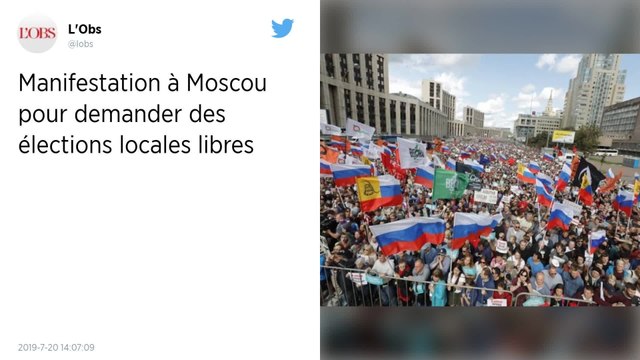 Russie. 20 000 manifestants à Moscou pour réclamer des élections locales libres