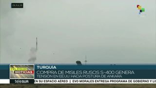 Continúan tensiones entre EEUU y Turquía por compra de misiles rusos