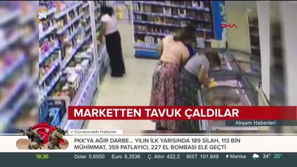 Kadın hırsızlar kamerada