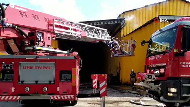Bergama'da fabrikada kazan patladı