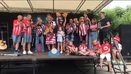 La Peña 'Garras Taldea' de Sestao Recibe El Trofeo 'Sentimiento Peñista' del Athletic Club