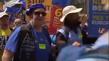 A brexit ellen tüntettek szombat délután Londonban