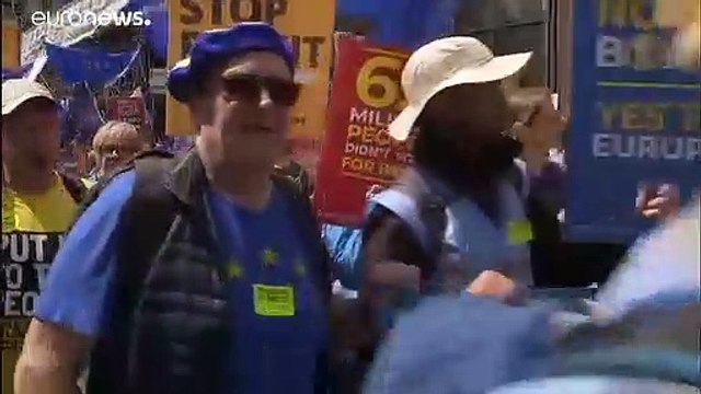 Pro-EU protesters hold rally in London
