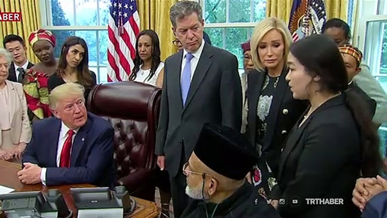 Mülteci temsilcilerini ağırlayan Trump'tan gaf üstüne gaf