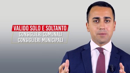 Di Maio - Movimento 5 Stelle riorganizzazione Comunale (22.07.19)