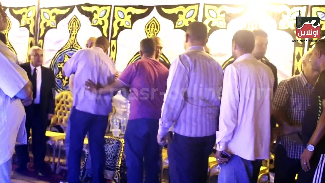 علاء وجمال مبارك ونجوم الرياضة بعزاء شقيق حسام وابراهيم حسن