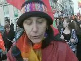Carla Bruni syndicaliste! -manif Lyon 240108