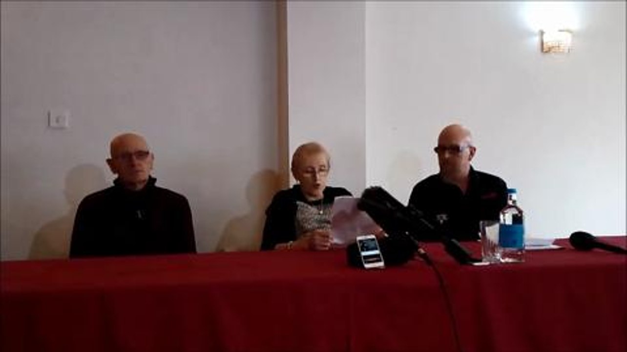 Press conference in Worlington