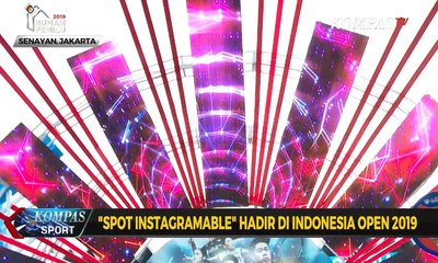 "Spot Instagramable" Hadir di Indonesia Open 2019