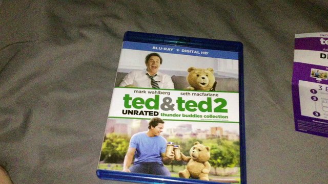 Ted & Ted 2 Unrated Thunder Buddies Collection Blu-Ray/Digital HD Unboxing