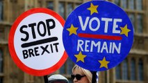 Thousands of anti-Brexit demonstrators rally in London
