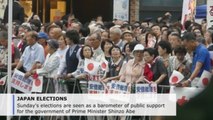 Japan goes to polls to elect half of Upper House seats