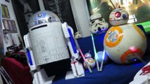 Aldo Rodrigo Sánchez Tovar constructing Star Wars droids