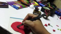 Aldo Sanchez Art with Jumping Clay for Valentine's day