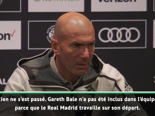 Transferts - Zidane : "Le Real travaille sur le départ de Bale"
