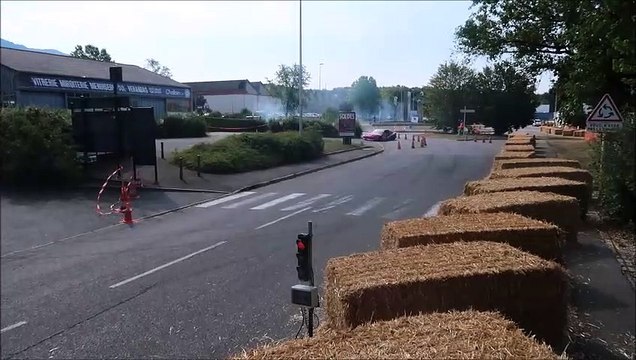 15e Slalom auto de Ville-la-Grand : les voitures de course ont pris possession de la zone artisanale