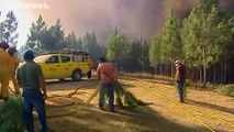 Portogallo spaccato in due dagli incendi