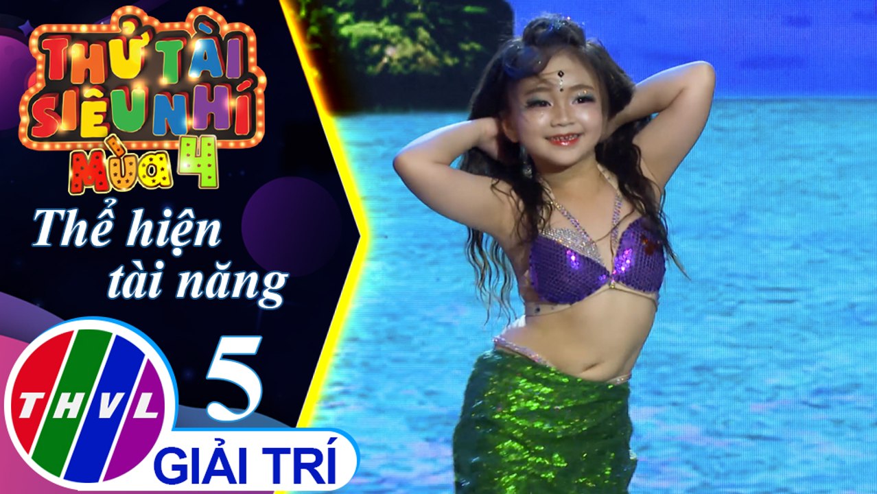 THVL | Thử tài siêu nhí 2019 - Tập 5[1]: Nhảy Bellydance, Pasodope, Jazz - Ngọc Ngân