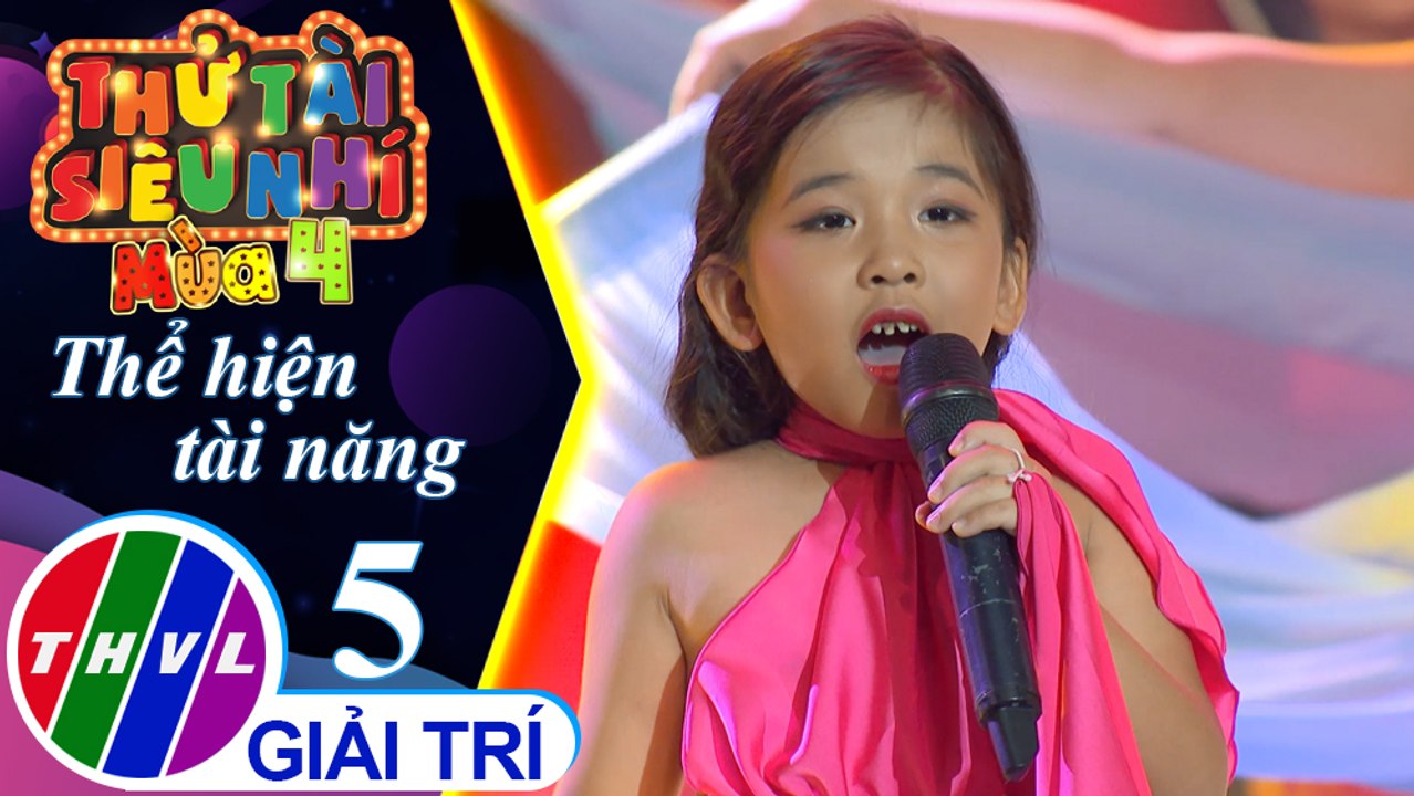 THVL | Thử tài siêu nhí 2019 - Tập 5[2]: Dáng em lụa là - Gia Linh