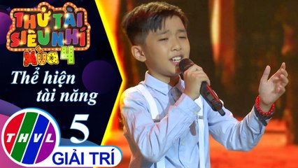 THVL | Thử tài siêu nhí 2019 - Tập 5[7]: Đèn Khuya - Tuấn Tú