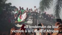 Algérie/CAN 2019: les champions acclamés par une immense foule