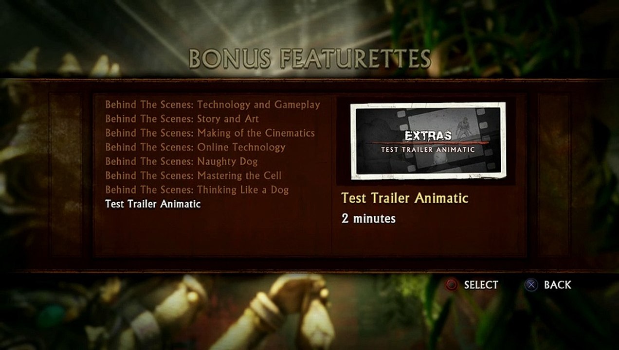 #46 Test Trailer Animatic [Uncharted 2: Among Thieves]