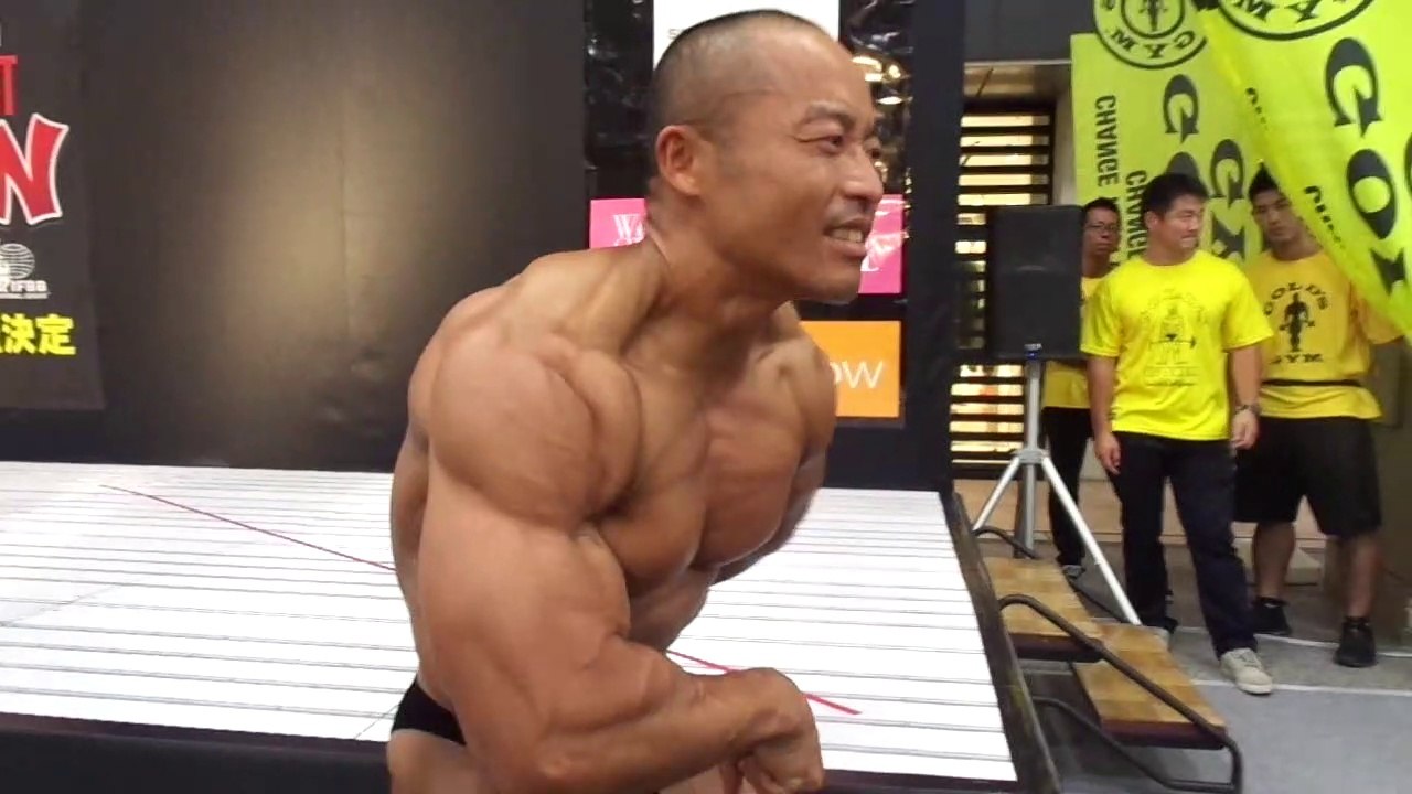 加藤直之選手　ゲストポージング　2019マッスルゲート