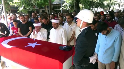 Van’da trafik kazasında ölen polis Yalova’da son yolculuğuna uğurlandı
