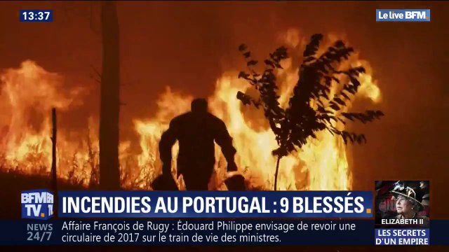 Portugal: plus de 1000 pompiers luttent contre des feux de forêts dans le centre du pays