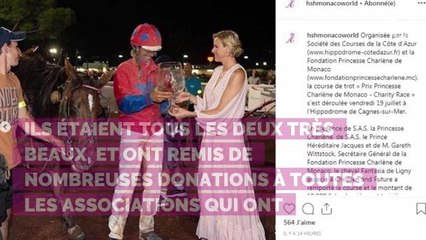 PHOTOS. Charlène de Monaco et son fils Jacques très élégants p...