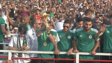 CAN 2019 - Alger fête ses champions