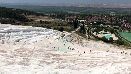 Pamukkale'ye turist ilgisi