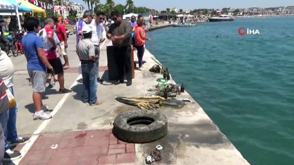 Didim’de deniz dip temizliği