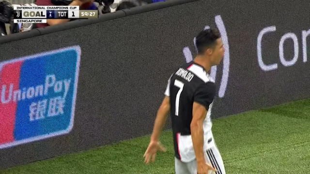 Ronaldo puts Juve in front against Spurs