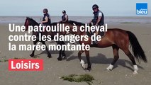 Dans la baie de Somme, des cavaliers veillent à la sécurité des promeneurs