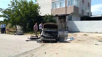 15 yaşındaki gencin kullandığı otomobil takla attı: 1 ölü, 1 yaralı