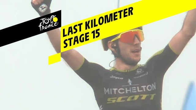 Last kilometer / Flamme rouge - Étape 15 / Stage 15 - Tour de France 2019