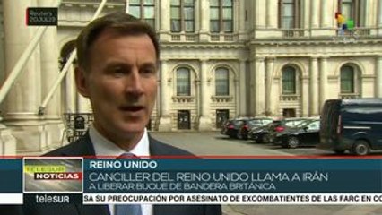 Reino Unido:Canciller llama a Irán a liberar buque petrolero británico