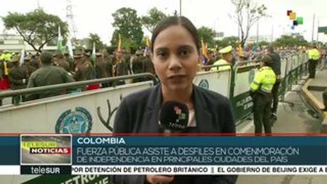 Colombia: Pueblo conmemora la independencia