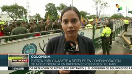Colombia: Pueblo conmemora la independencia