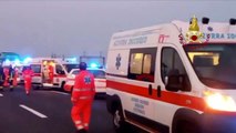 Marcallo con Casone (MI) - Incidente stradale che ha visto coinvolti tre autoveicoli su A4 (20.07.19)