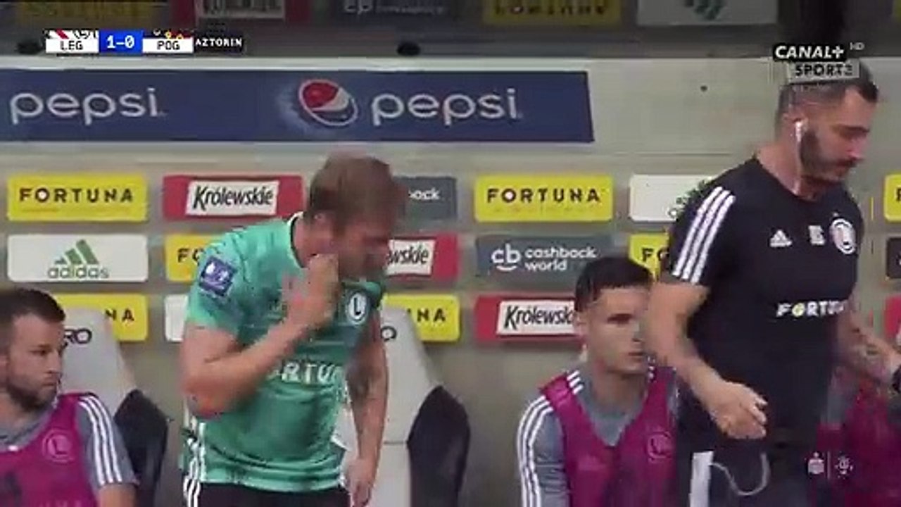 1-1 Adam Buksa Goal (61')-Legia Warszawa 1-1 Pogoń Szczecin - 21072019