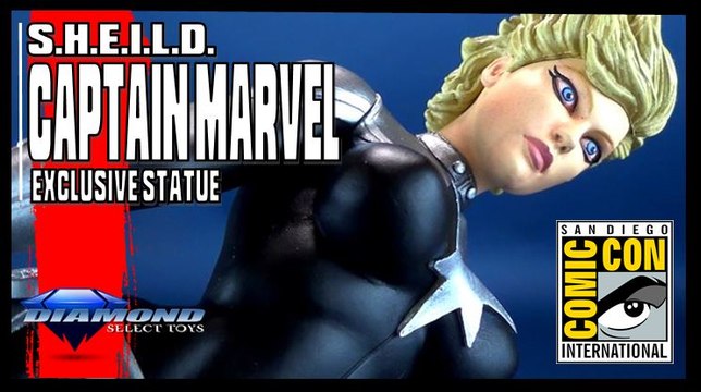 Diamond Select SDCC 2019 S.H.I.E.L.D. Captain Marvel Ltd Edition Marvel Gallery Statue Review