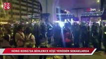 Hong Kong'da binlerce kişi yeniden sokaklarda