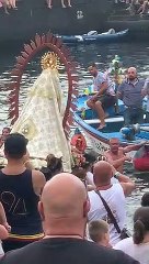 La Virgen Chiquita y San Telmo ya están embarcados