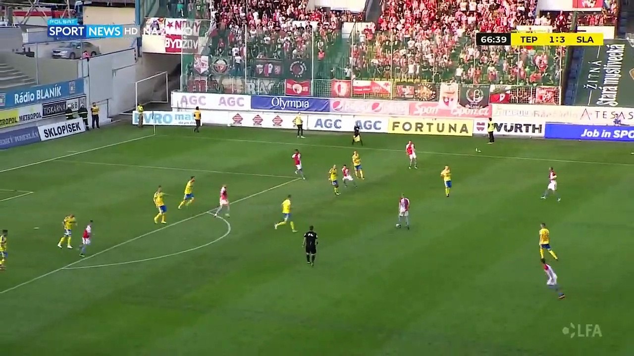 1-4 Nicolae Stanciu Goal 67' - FK Teplice 1-4 Slavia Praha - 21072019