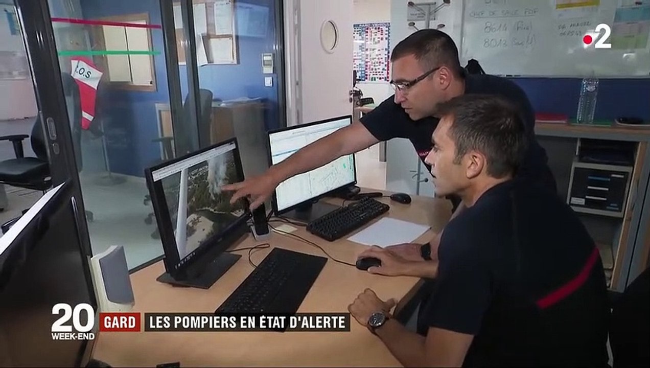 Gard : les pompiers en alerte face au risque d'incendie