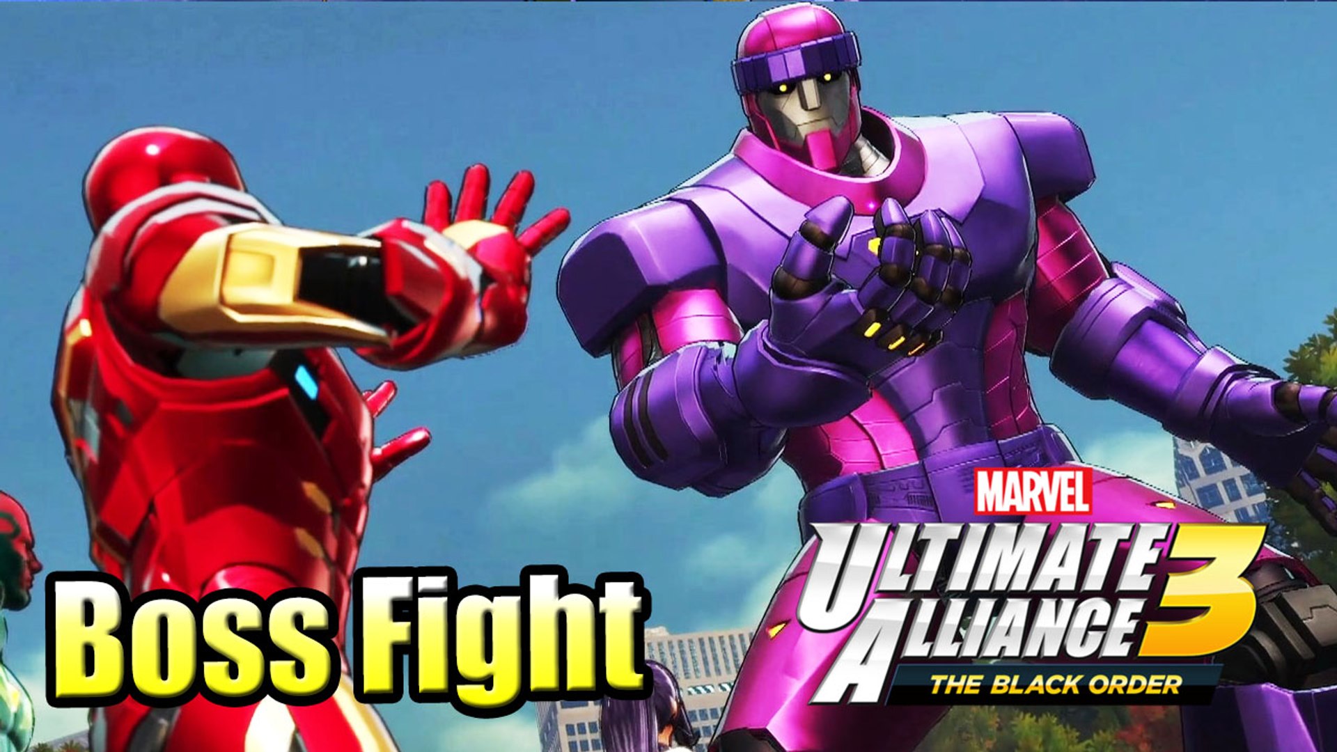 Marvel Sentinel Boss Fight — Marvel Ultimate Alliance 3