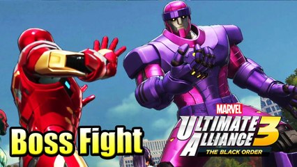 Marvel Sentinel Boss Fight — Marvel Ultimate Alliance 3