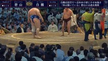 Aoiyama vs Hakuho - Nagoya 2019, Makuuchi - Day 6